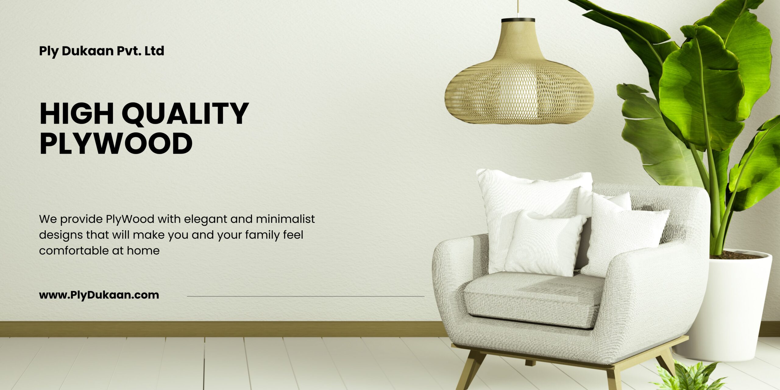 Green Minimalist Furniture Banner